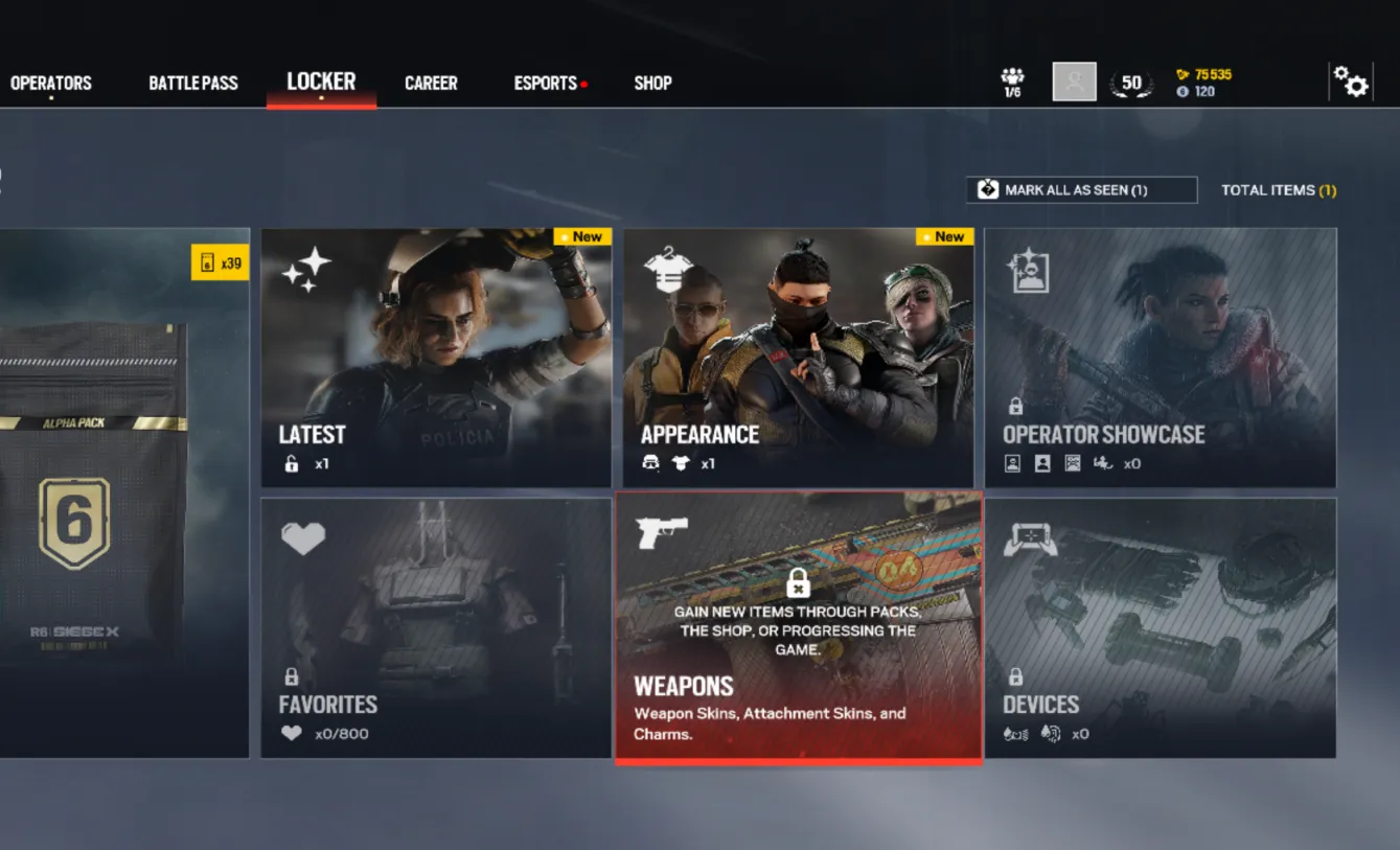 ✅ 【 Steam Account ( GAME PURCHASED ) 】 Lvl 50 + R6 SIEGE⭐READY FOR RANKED ( STANDARD EDITION )✅ 85k+ Renown's✅ 20 ↔ 40 Alpha Packs ✅ First Email ✅Full Access ✅